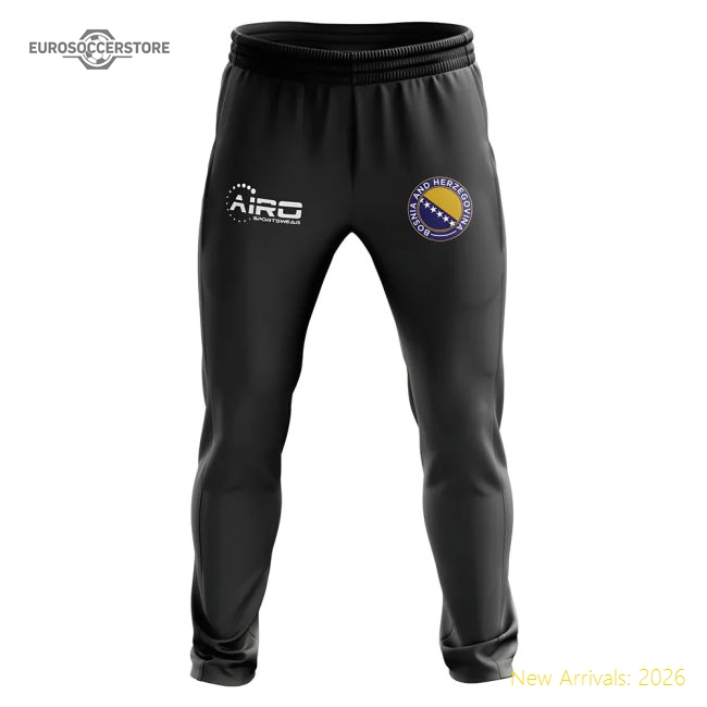 Bosnia and Herzegovina Concept Football Training Pants (Black)-Football Jersey Hub