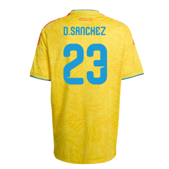 2026-2027 Colombia Home Shirt (D.Sanchez 23)-Football Jersey Hub
