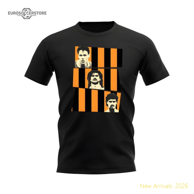 van Basten Gullit Rijkaard Holland T-Shirt (Black)-Football Jersey Hub