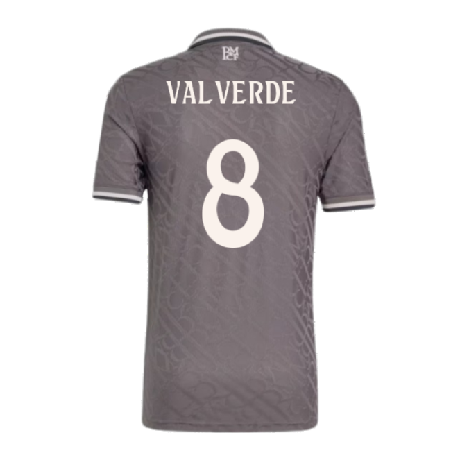 2024-2025 Real Madrid Authentic Third Shirt (Valverde 8)-Football Jersey Hub