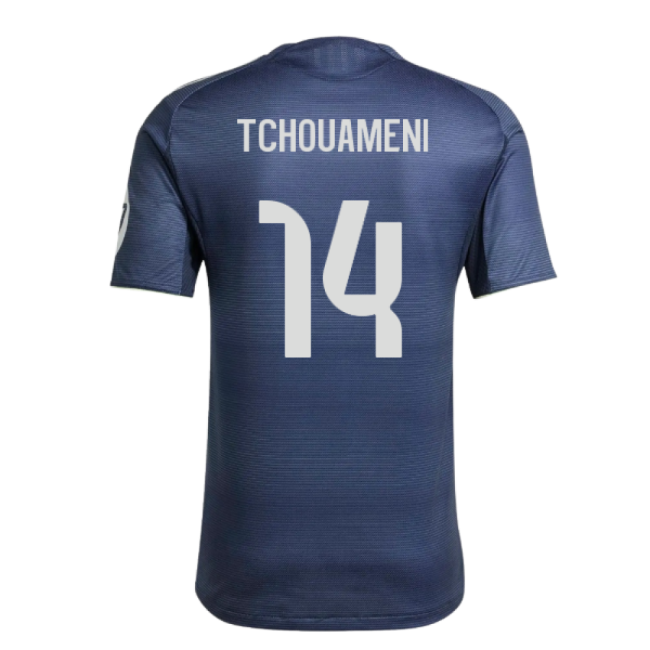 2025-2026 Real Madrid Authentic Away Shirt (Tchouameni 14)-Football Jersey Hub