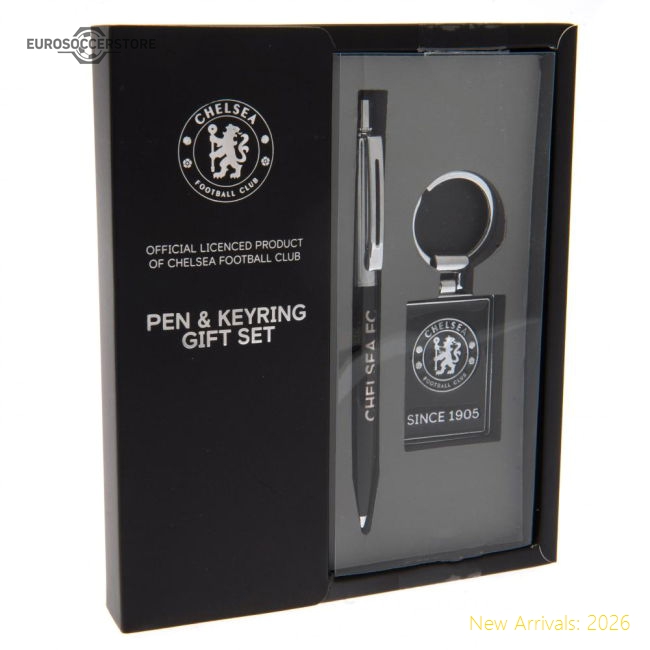 Chelsea FC Pen & Keyring Set-Football Jersey Hub