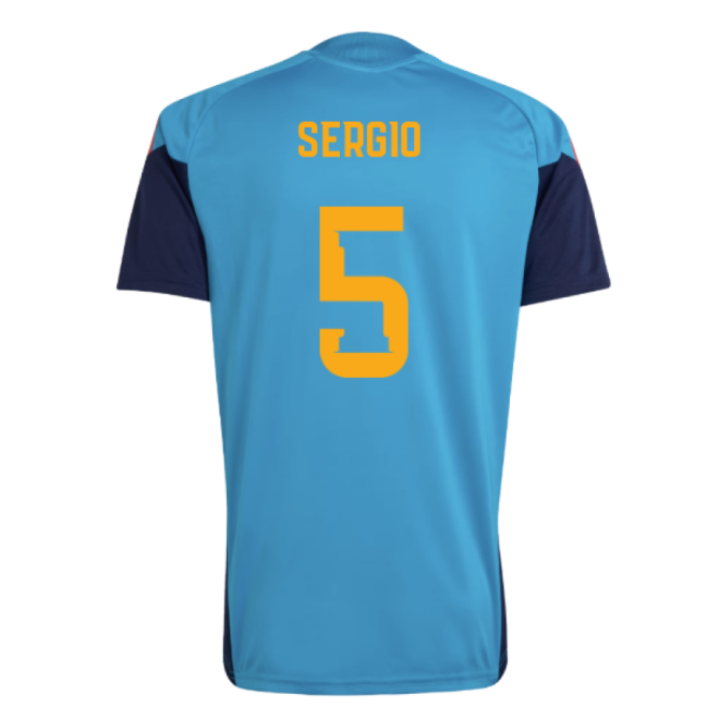 2026-2027 Spain Training Jersey (Bold Aqua) (Sergio 5)-Football Jersey Hub