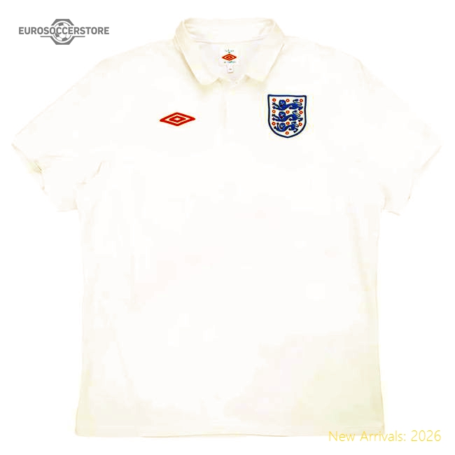 England 2009-10 Home (S) (Excellent)-Football Jersey Hub