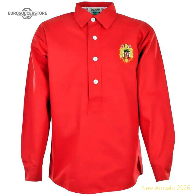 Spain 1950s World Cup Retro Football Shirt-Football Jersey Hub