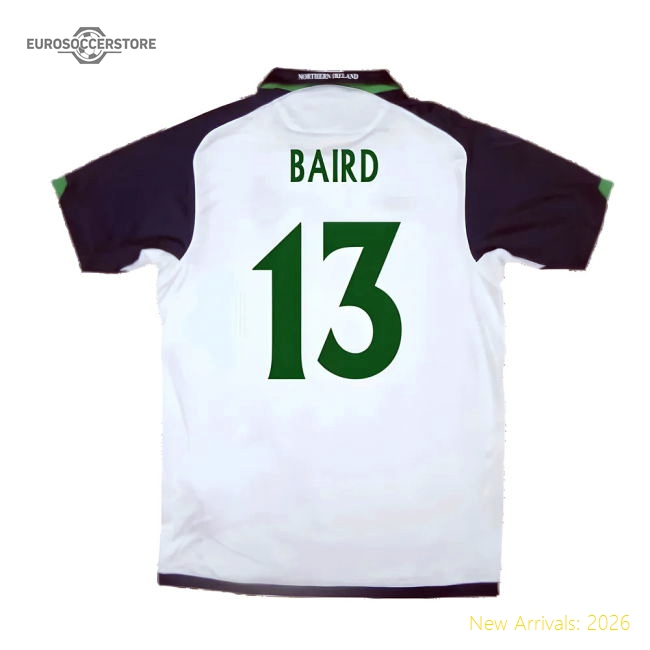 Northern Ireland 2009-10 Away Shirt ((Very Good) XL) (Baird 13)-Football Jersey Hub