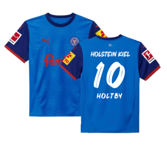2024-2025 Holsten Kiel Home Shirt (Holtby 10)-Football Jersey Hub