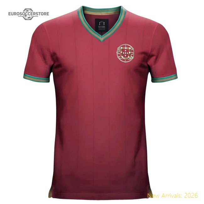 Vintage Portugal Home Soccer Jersey-Football Jersey Hub