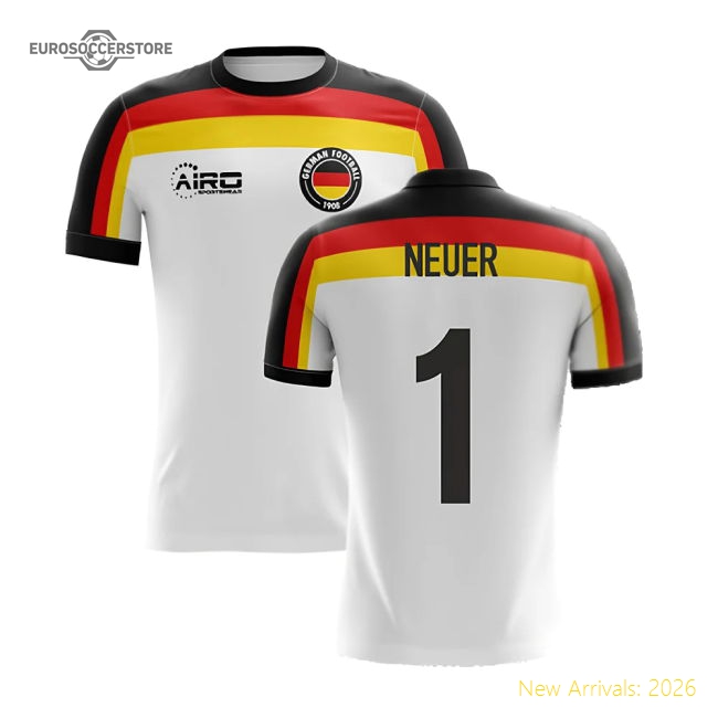 2025-2026 Germany Home Concept Football Shirt (Neuer 1) - Kids-Football Jersey Hub