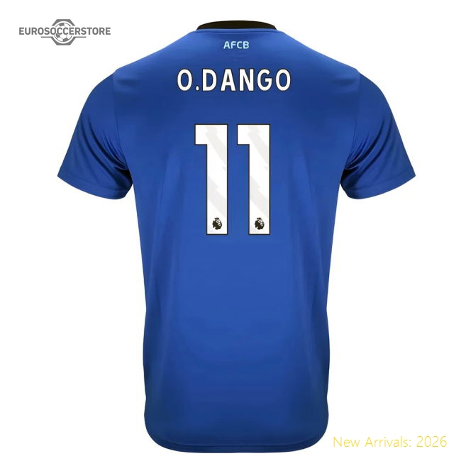 2025-2026 Bournemouth Away Shirt (O.Dango 11)-Football Jersey Hub