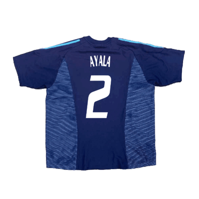 Argentina 2002-04 Away Shirt ((Excellent) XL) (Ayala 2)-Football Jersey Hub