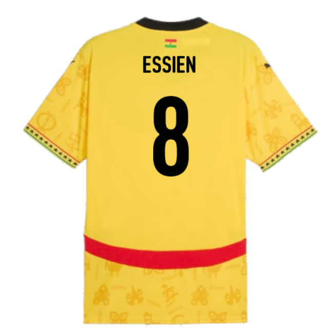 2024-2025 Ghana Away Shirt (Essien 8)-Football Jersey Hub