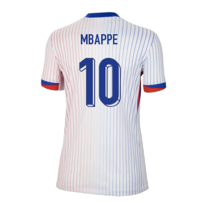 2024-2025 France Away Shirt (Womens) (Mbappe 10)-Football Jersey Hub