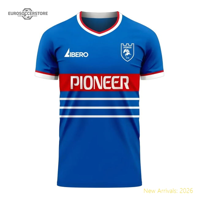 Ipswich 2025-2026 Home Concept Football Kit (Libero)-Football Jersey Hub