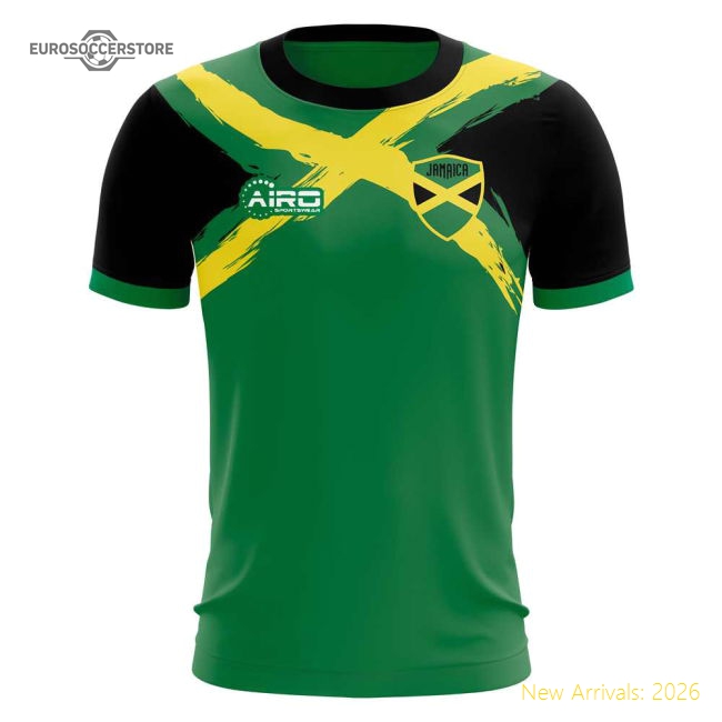 2025-2026 Jamaica Flag Concept Football Shirt (Your Name)-Football Jersey Hub