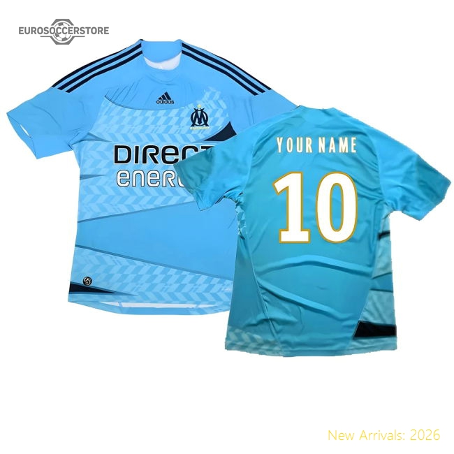 Marseille 2009-10 Away Shirt ((Excellent) M) (Your Name)-Football Jersey Hub