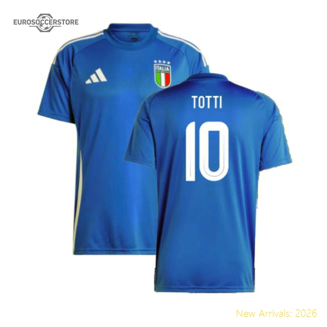 2024-2025 Italy Home Fan Jersey (TOTTI 10)-Football Jersey Hub