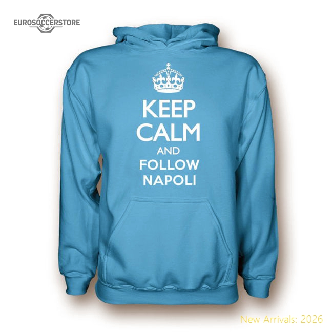 Keep Calm And Follow Napoli Hoody (sky Blue)-Football Jersey Hub