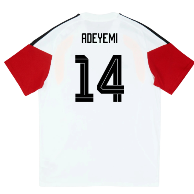 2026-2027 Germany Training Tee (White) - Kids (Adeyemi 14)-Football Jersey Hub