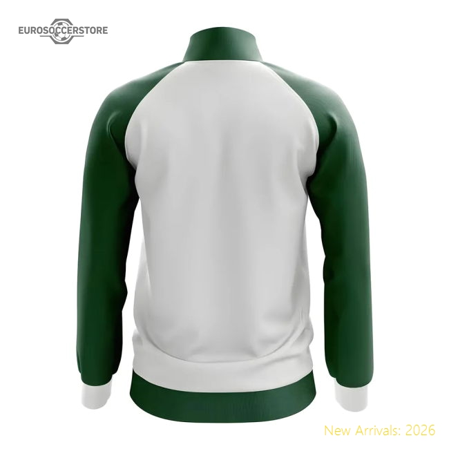 Mexico Concept Football Track Jacket (White)-Football Jersey Hub