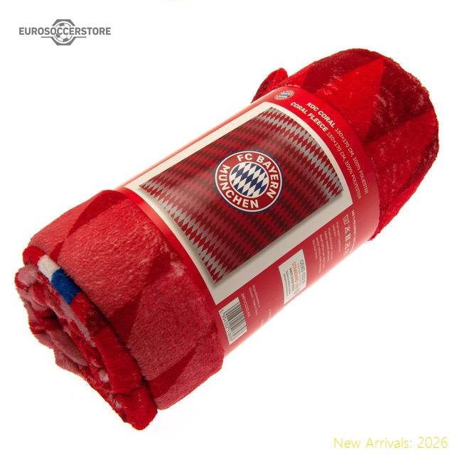 FC Bayern Munich Fleece Blanket-Football Jersey Hub