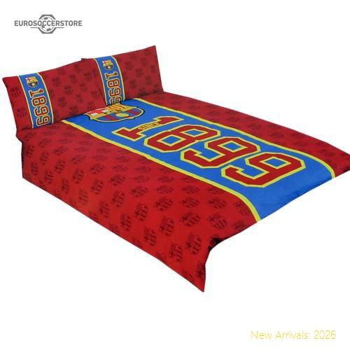 FC Barcelona Double Duvet Set ES-Football Jersey Hub