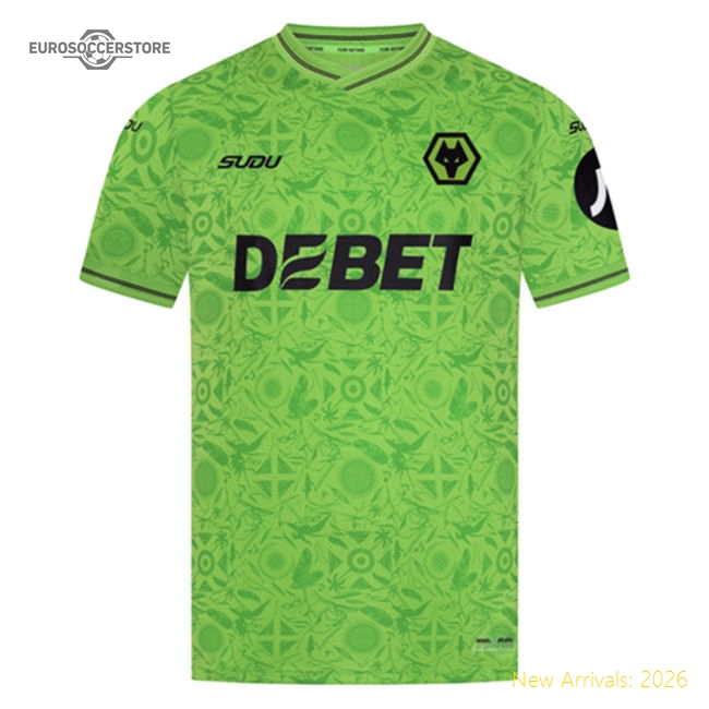 2025-2026 Wolves Goalkeeper Third Shirt (Green)-Football Jersey Hub