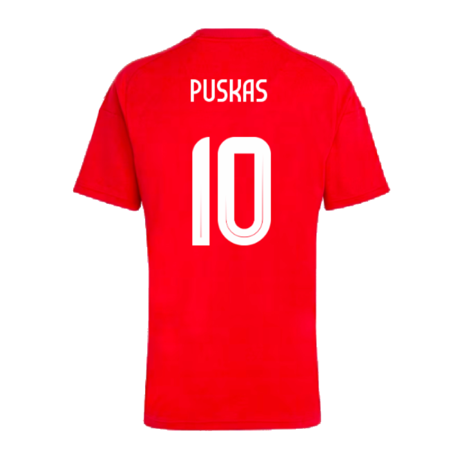 2024-2025 Hungary Home FAN Shirt (PUSKAS 10)-Football Jersey Hub