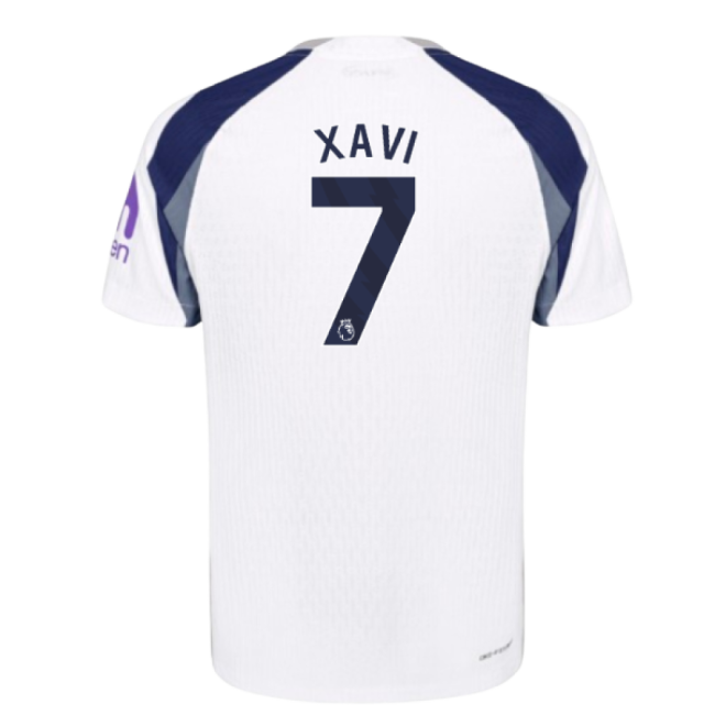 2025-2026 Tottenham Hotspur Authentic Home Shirt (Xavi 7)-Football Jersey Hub