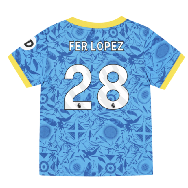 2025-2026 Wolves Third Infant Kit (Fer Lopez 28)-Football Jersey Hub