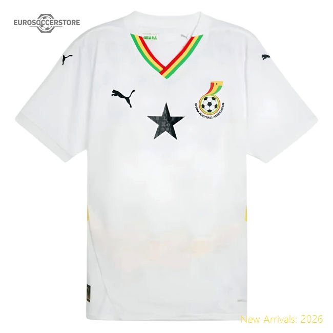 2024-2025 Ghana Home Shirt (Kudus 10)-Football Jersey Hub