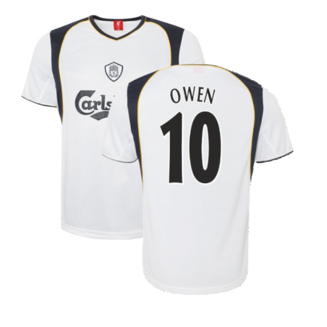 2001-2002 Liverpool Away Retro Shirt (Owen 10)-Football Jersey Hub