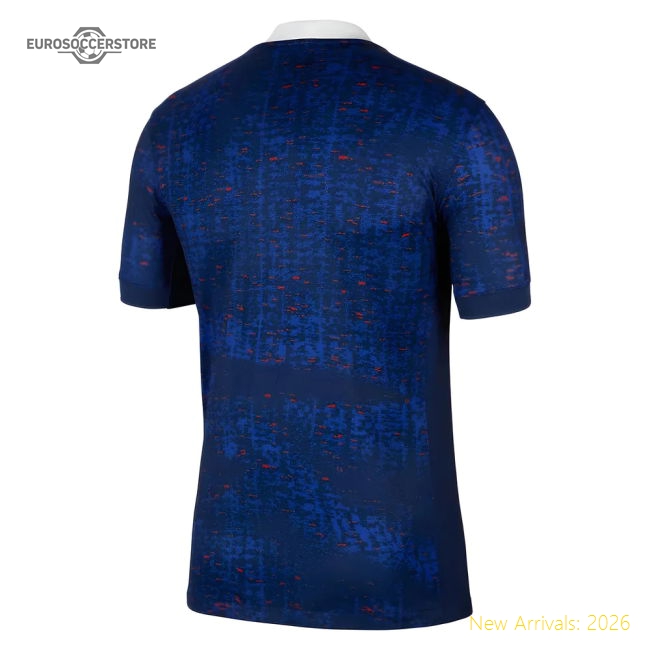 2025 France Womens Team Home Shirt (Unisex)-Football Jersey Hub