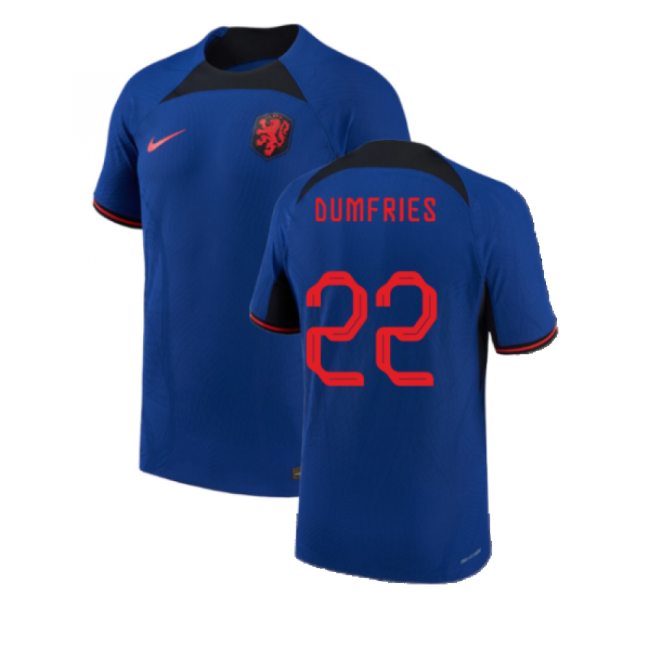 2022-2023 Holland Away Vapor Shirt (Dumfries 22)-Football Jersey Hub