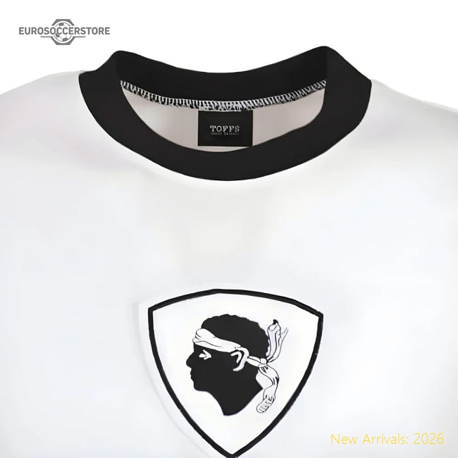 Bastia 1962-1963 Retro Football Shirt-Football Jersey Hub