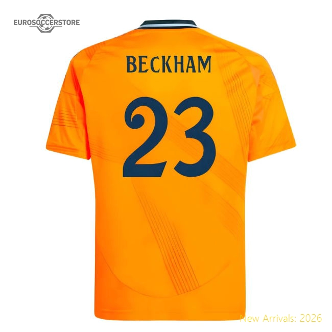 2024-2025 Real Madrid Away Shirt (Kids) (Beckham 23)-Football Jersey Hub