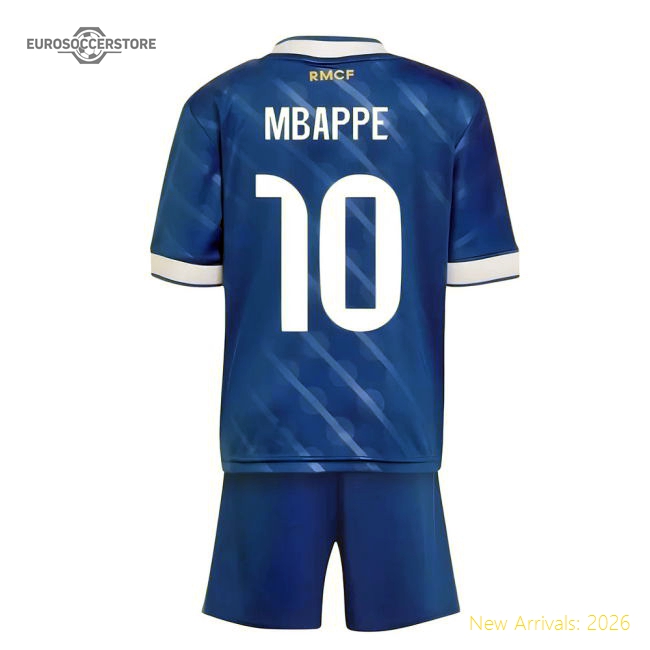 2025-2026 Real Madrid Third Youth Kit (Mbappe 10)-Football Jersey Hub