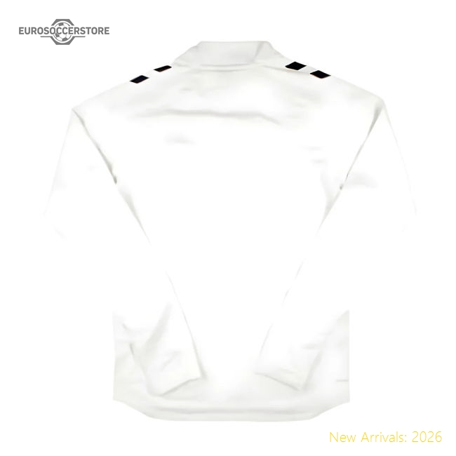 2024-2025 Denmark Pro Half Zip Sweat Top (White)-Football Jersey Hub