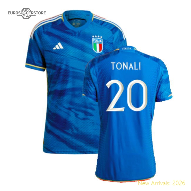 2023-2024 Italy Authentic Home Shirt (TONALI 20)-Football Jersey Hub