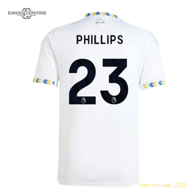 2025-2026 Leeds United Home Shirt (Phillips 23)-Football Jersey Hub