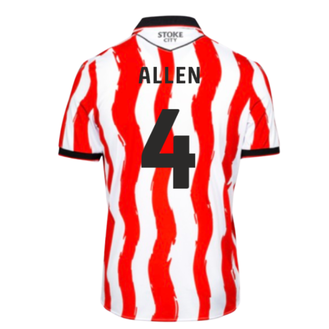 2025-2026 Stoke City Home Shirt (Allen 4)-Football Jersey Hub