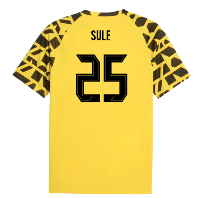 2025-2026 Borussia Dortmund Warm Up Jersey (Yellow) (Sule 25)-Football Jersey Hub