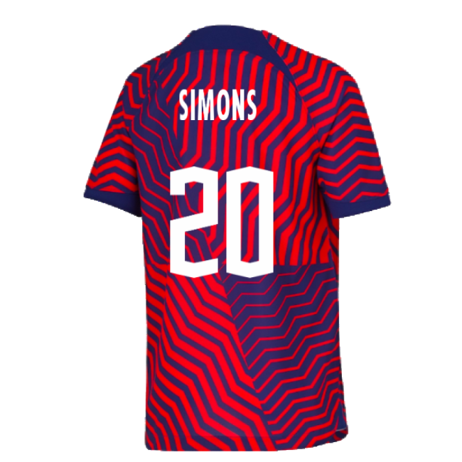 2023-2024 Red Bull Leipzig Away Shirt (Kids) (Simons 20)-Football Jersey Hub