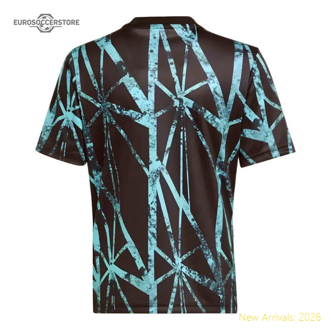 2024-2025 Bayern Munich Pre-Match Shirt (Black) - Kids (Kane 9)-Football Jersey Hub