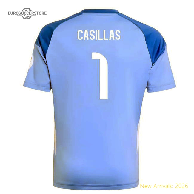 2025-2026 Real Madrid Home Youth Goalkeeper Kit (Casillas 1)-Football Jersey Hub