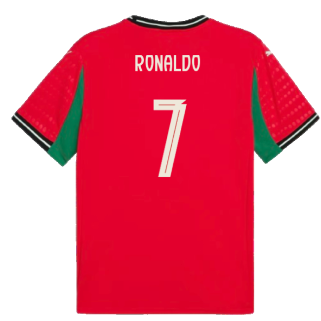 2025-2026 Portugal Womens Team Home Shirt (Unisex) (Ronaldo 7)-Football Jersey Hub