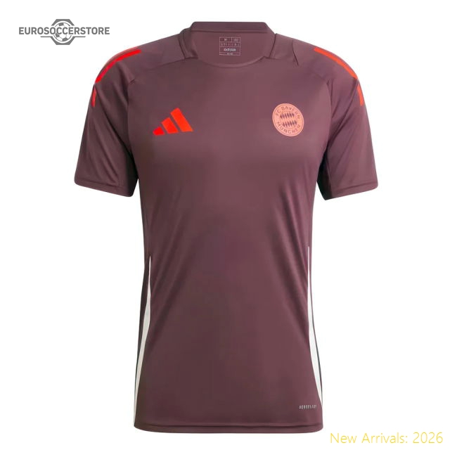 2024-2025 Bayern Munich Training Shirt (Shadow Maroon)-Football Jersey Hub