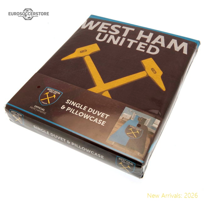 West Ham United FC Colour Split Single Duvet Set-Football Jersey Hub