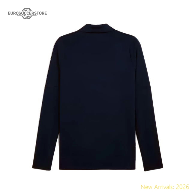 2025-2026 Portugal Training 1/4 Zip Top (Persian Blue)-Football Jersey Hub