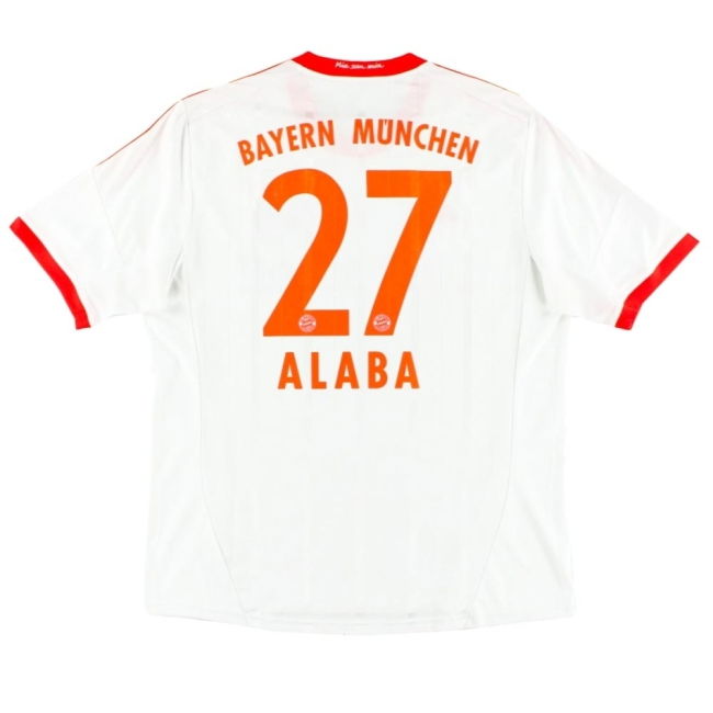 Bayern Munich 2012-13 Away Shirt (Alaba #27) ((Fair) XXL)-Football Jersey Hub